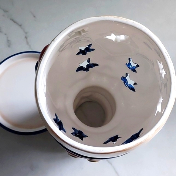 HOME INTERIORS Snowman Candle Holder Vintage - Picture 4 of 6